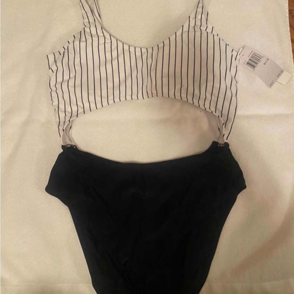 One piece cut out swimsuit